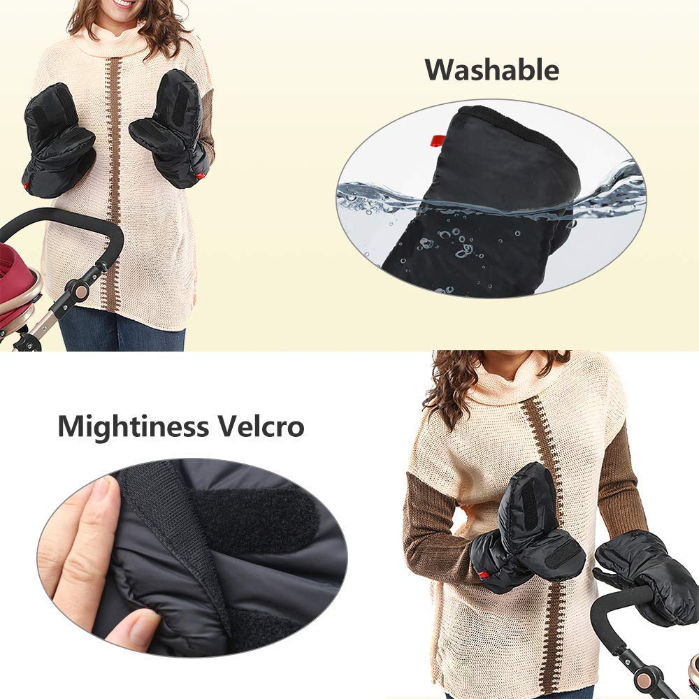 Berocia warmmuff silk-cotton middle layer for comfy warmth.