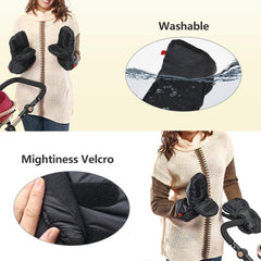 Berocia warmmuff silk-cotton middle layer for comfy warmth.