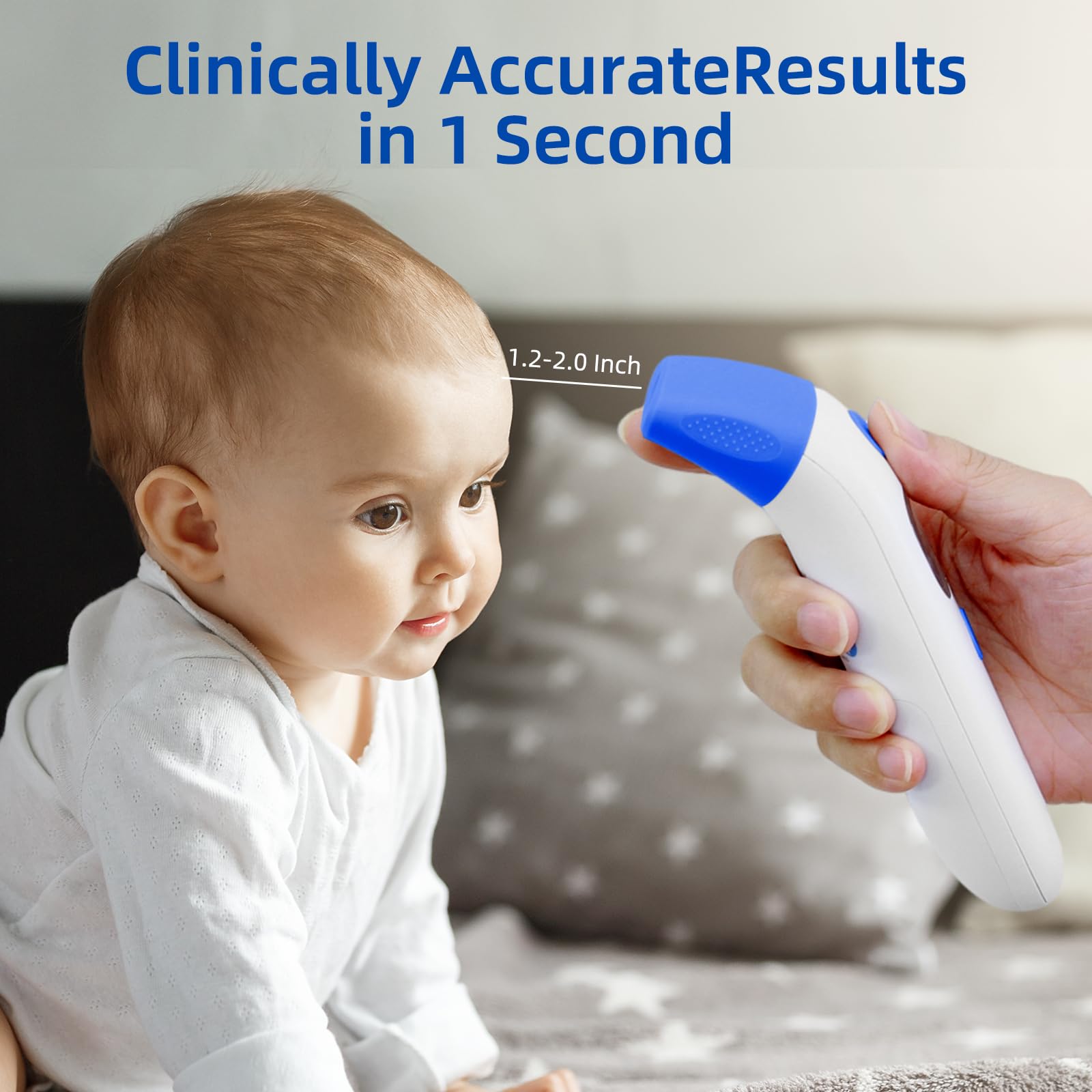 Berrcom 3-in-1 thermometer memory recall highlights daily health trends.