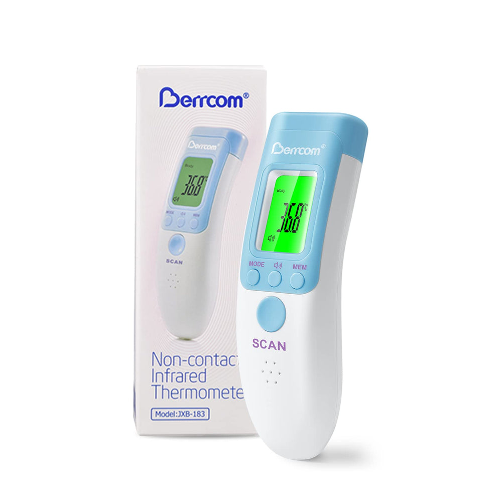 Berrcom thermometer ideal for home, clinic, and on-the-go care.