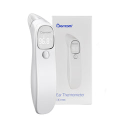 Berrcom forehead thermometer with LED display for fast, non-contact readings.