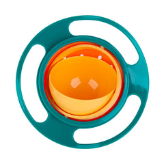 Berry President Magic Bowl gyro-rotation shows spill-free toddler meals