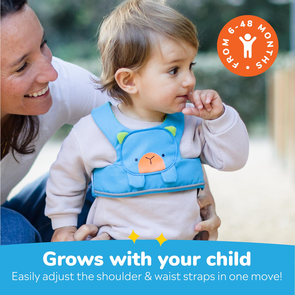Trunki leash features reflective details to boost visibility in low light environments.