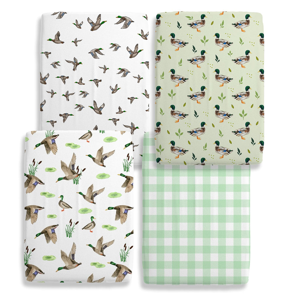 Besaomeom mallard duck nursery decor pattern adds playful charm.