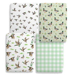 Besaomeom mallard duck nursery decor pattern adds playful charm.