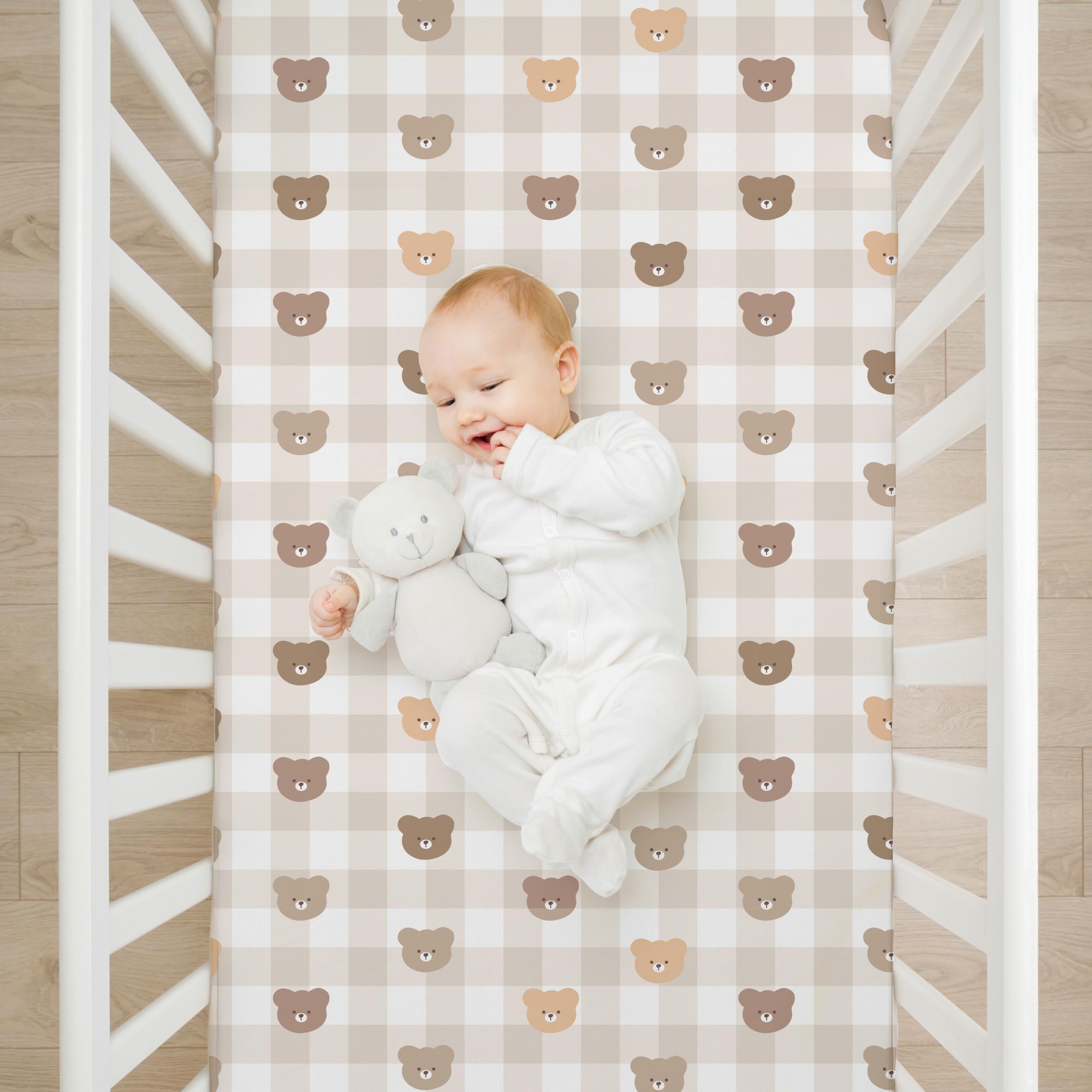Besaomeom Bears Clouds print sparks bedtime imagination in a calming room.