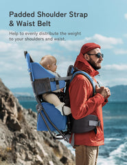 Besrey baby backpack carrier lightweight design reduces fatigue during hikes