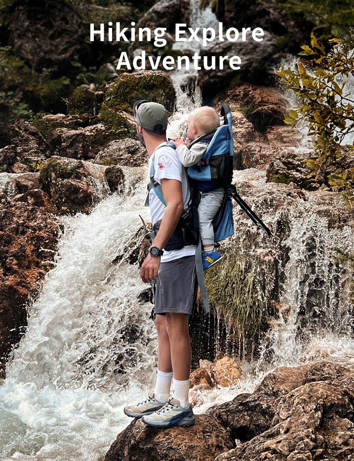Besrey baby backpack carrier storage pockets hold wipes and small essentials