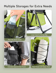 Besrey carrier sunshade extended protects from sun and wind on trails