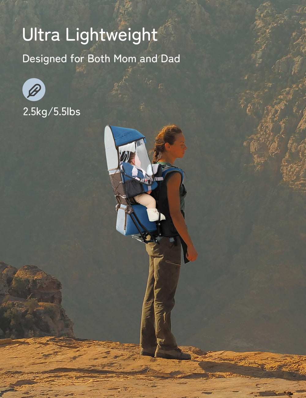 Besrey baby backpack carrier washable drool pad keeps faces clean