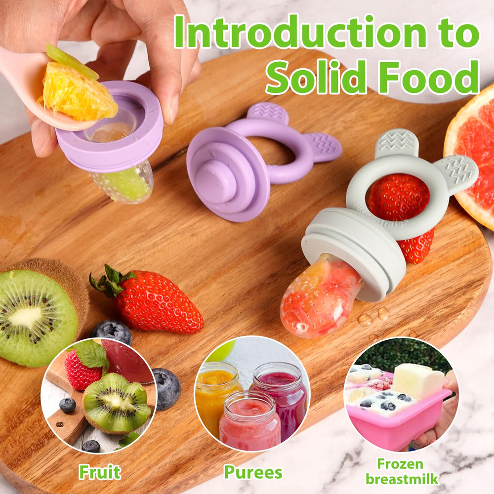 BESSENTIALS silicone handle close-up on soft touch for teething