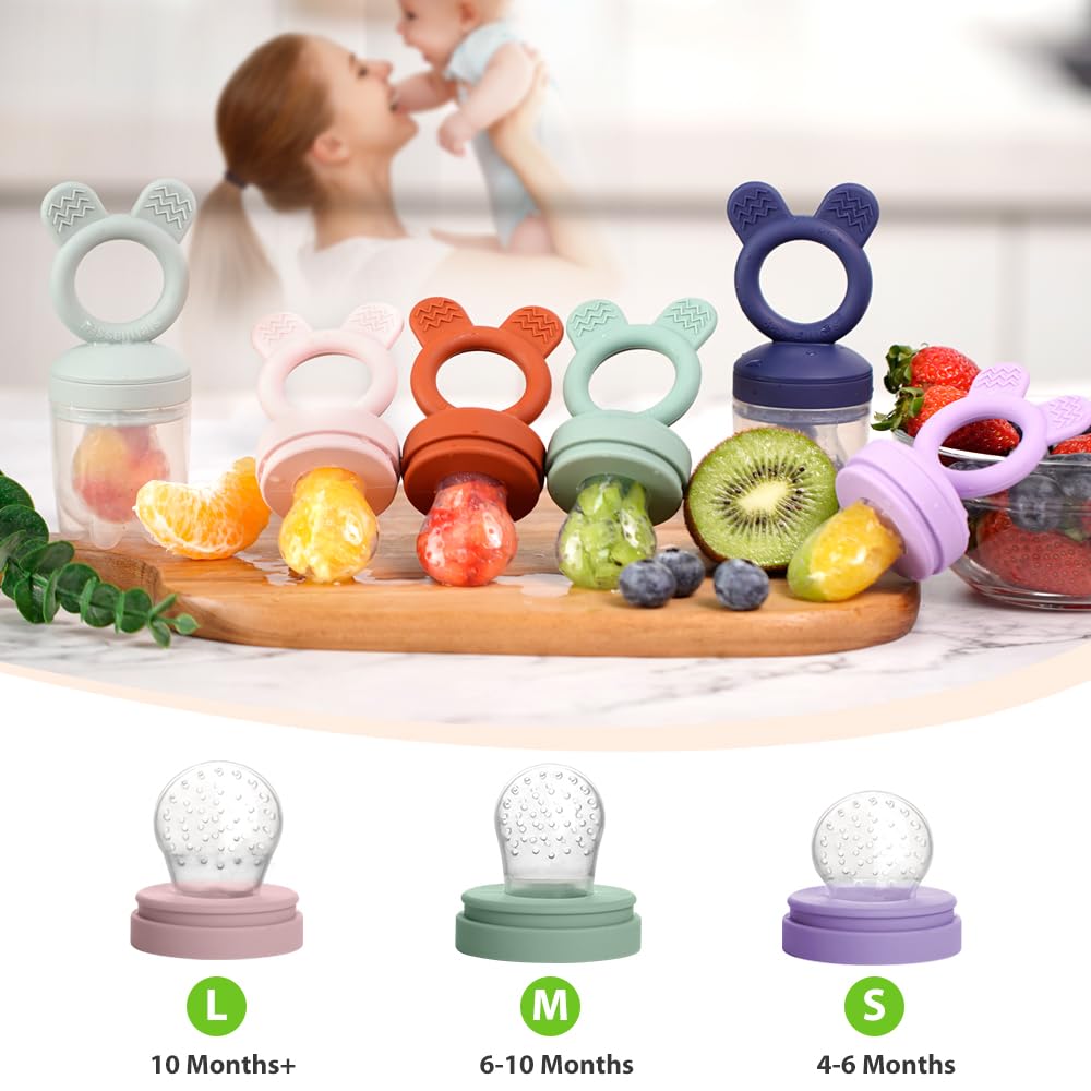 BESSENTIALS silicone sacs open view showing three sizes for growing babies