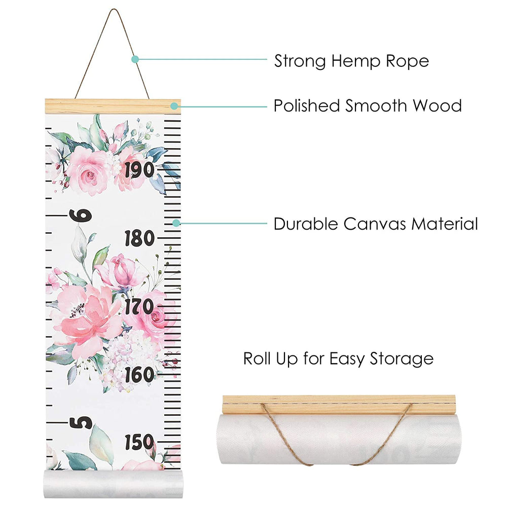 BESSLEE growth chart features large numbers for easy height tracking
