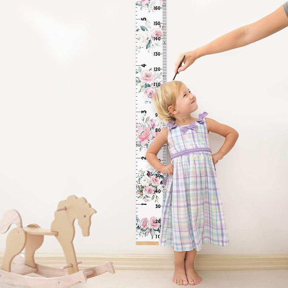 BESSLEE growth chart includes hook and nano-tape for quick mounting
