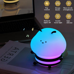 Bestfaith bee night light dimmable brightness for a cozy bedtime glow.