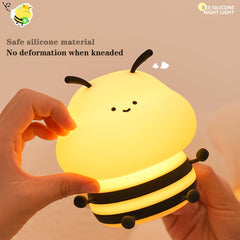 Bestfaith bee night light rechargeable battery for hours of use.