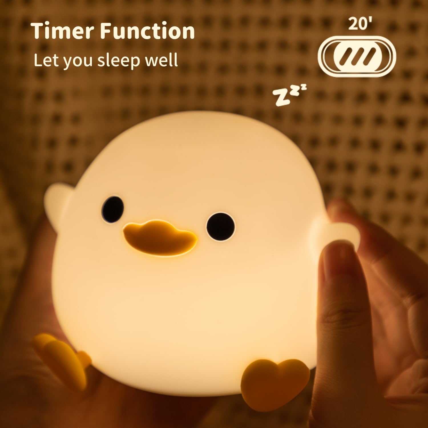 Bestfaith Dodo night light in a nursery room as decor with warm light