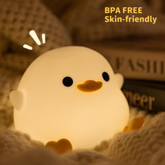 Bestfaith Dodo night light shown with USB charging cable included