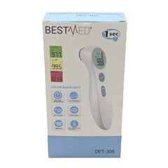 Bestmed thermometer color indicator shows fever level at a glance