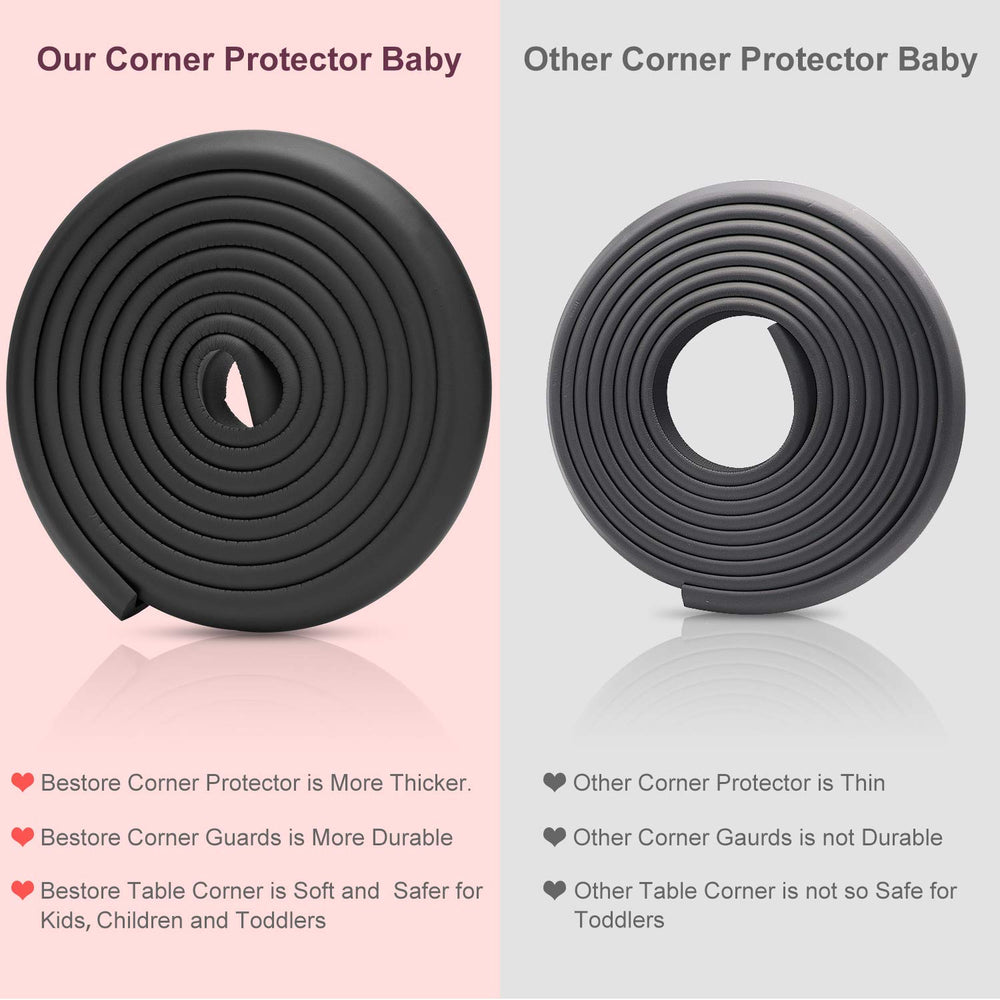 BESTORE edge corner protector with 3M tape for quick installation.