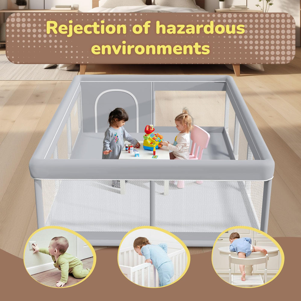 besuhot playpen assembly tool-free in minutes