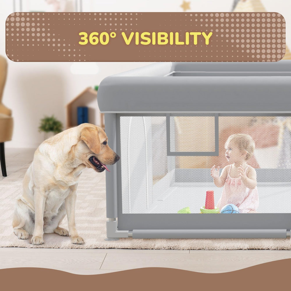 besuhot playpen indoor outdoor use fits homes and patios