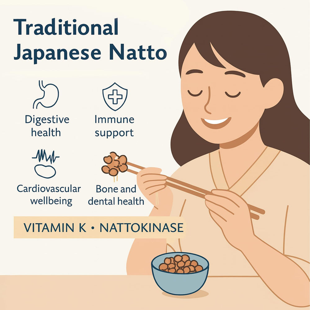 Besway Natto Powder sprinkled on a rice bowl for umami and nutrition.