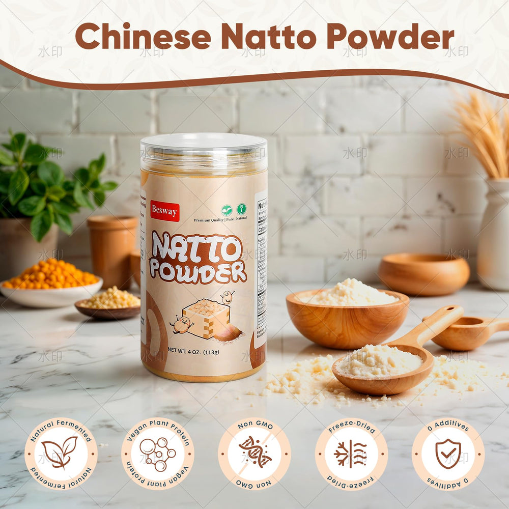 Besway Natto Powder scoop for quick, convenient servings.