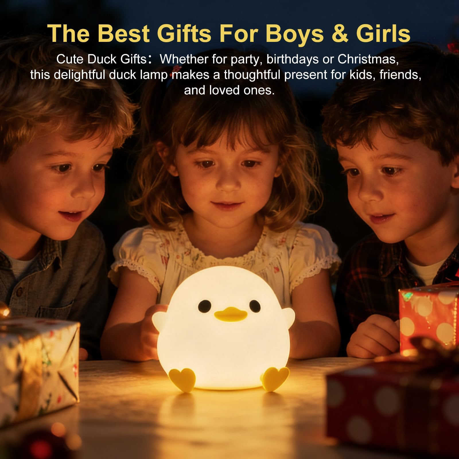 Beszeith DoDo Duck night light packaging shot signals a thoughtful gift option