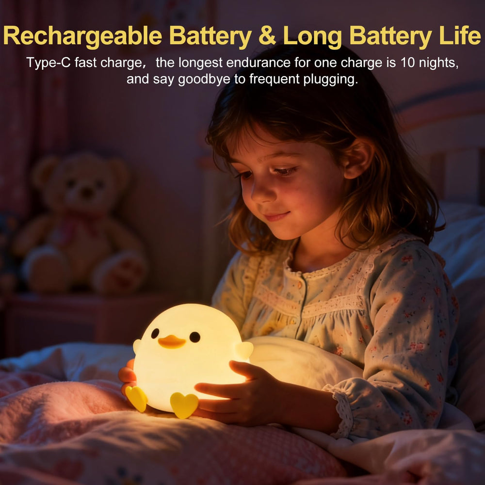 Beszeith DoDo Duck night light soft glow image communicates calming ambience for kids