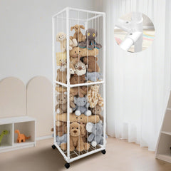 BETBEM stuffed animal zoo tower assembly for quick setup and clutter-free room