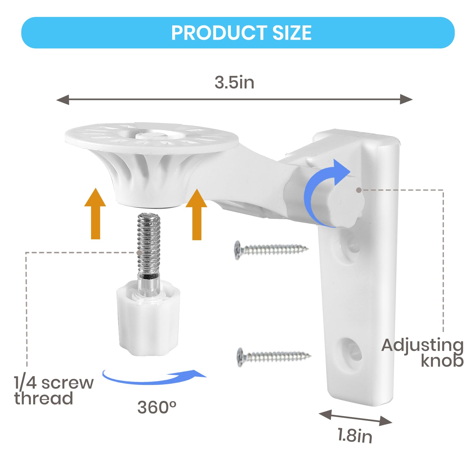 Betensh baby monitor mount-anmeate-sm935e-compatibility fits popular models for stable viewing.