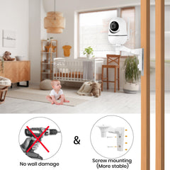 Betensh baby monitor mount hb65-hb40-compatibility keeps your baby in view.