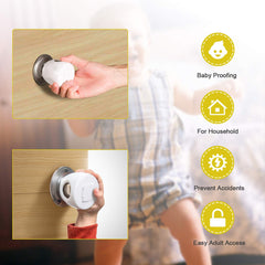 BETERTEK door knob safety cover close-up highlights polypropylene fiber material.