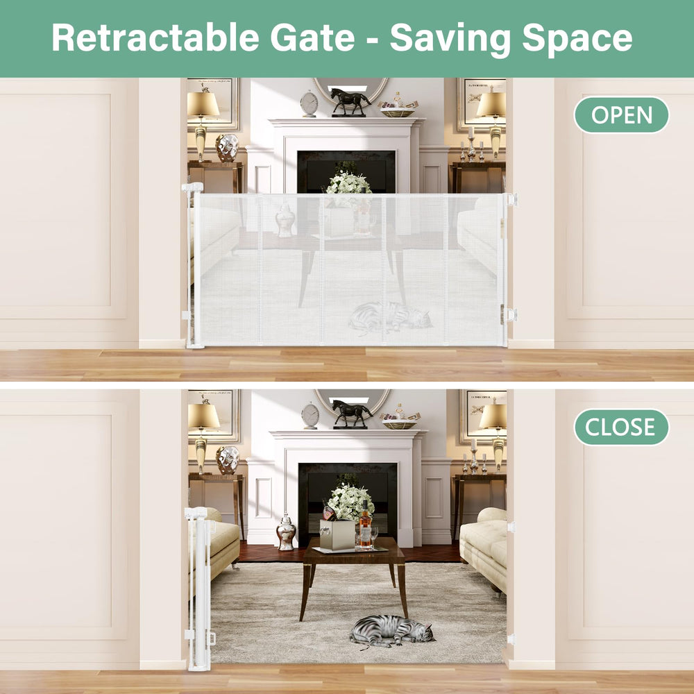 BETERTEK gate suitable for indoor and outdoor placement across rooms and decks.