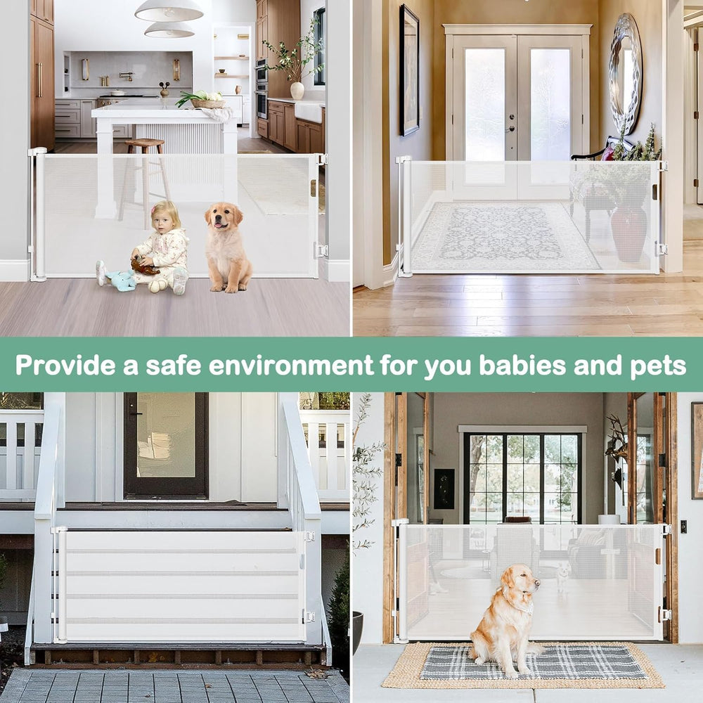 BETERTEK indoor-outdoor gate in outdoor space for versatility.