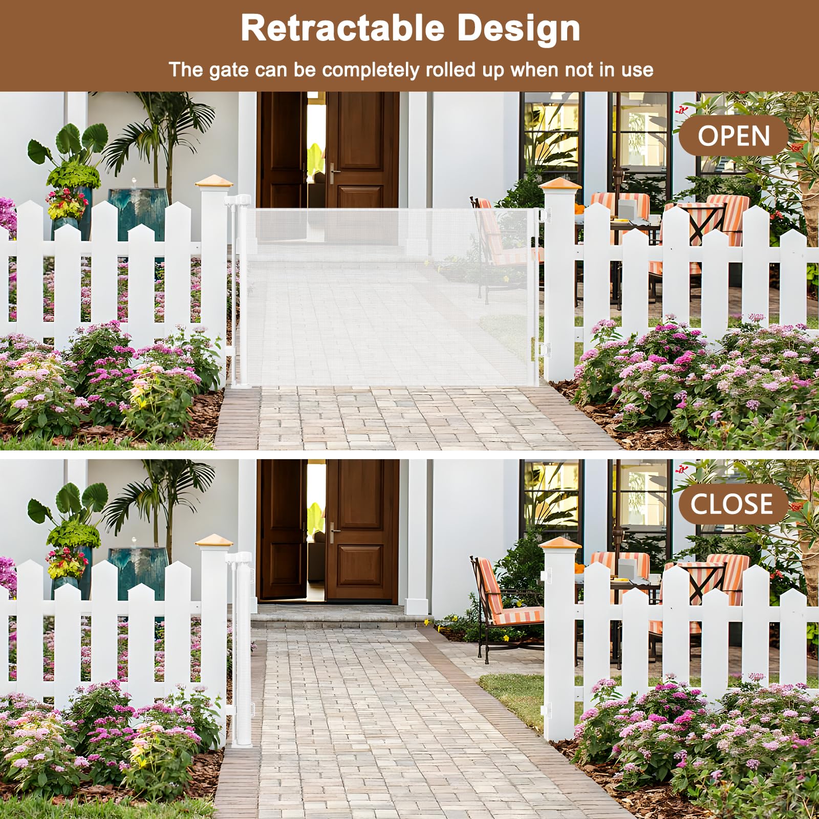 BETERTEK mesh is scratch-resistant and pet-friendly for outdoor use.