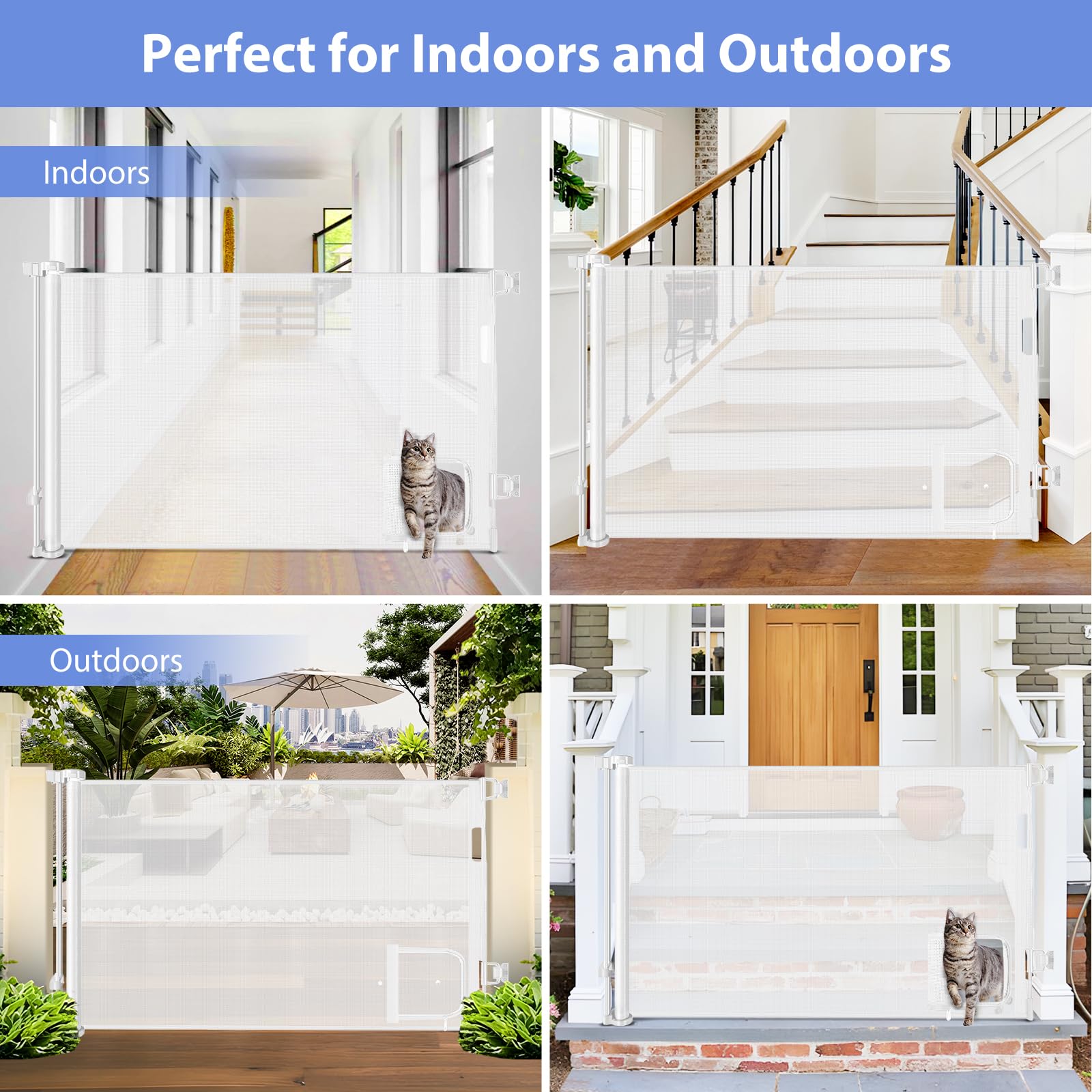 BETERTEK gate baseboard-fit design protects walls