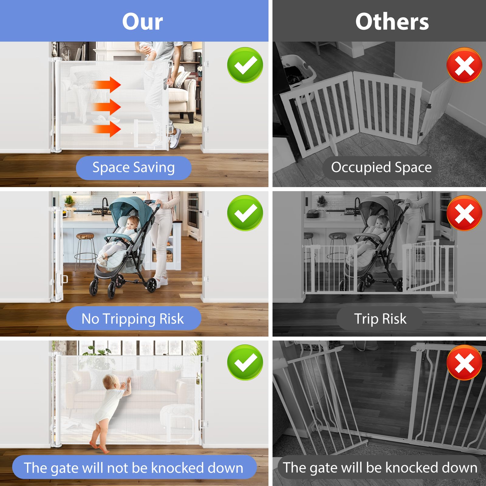 BETERTEK cat door open allowing pets to pass through