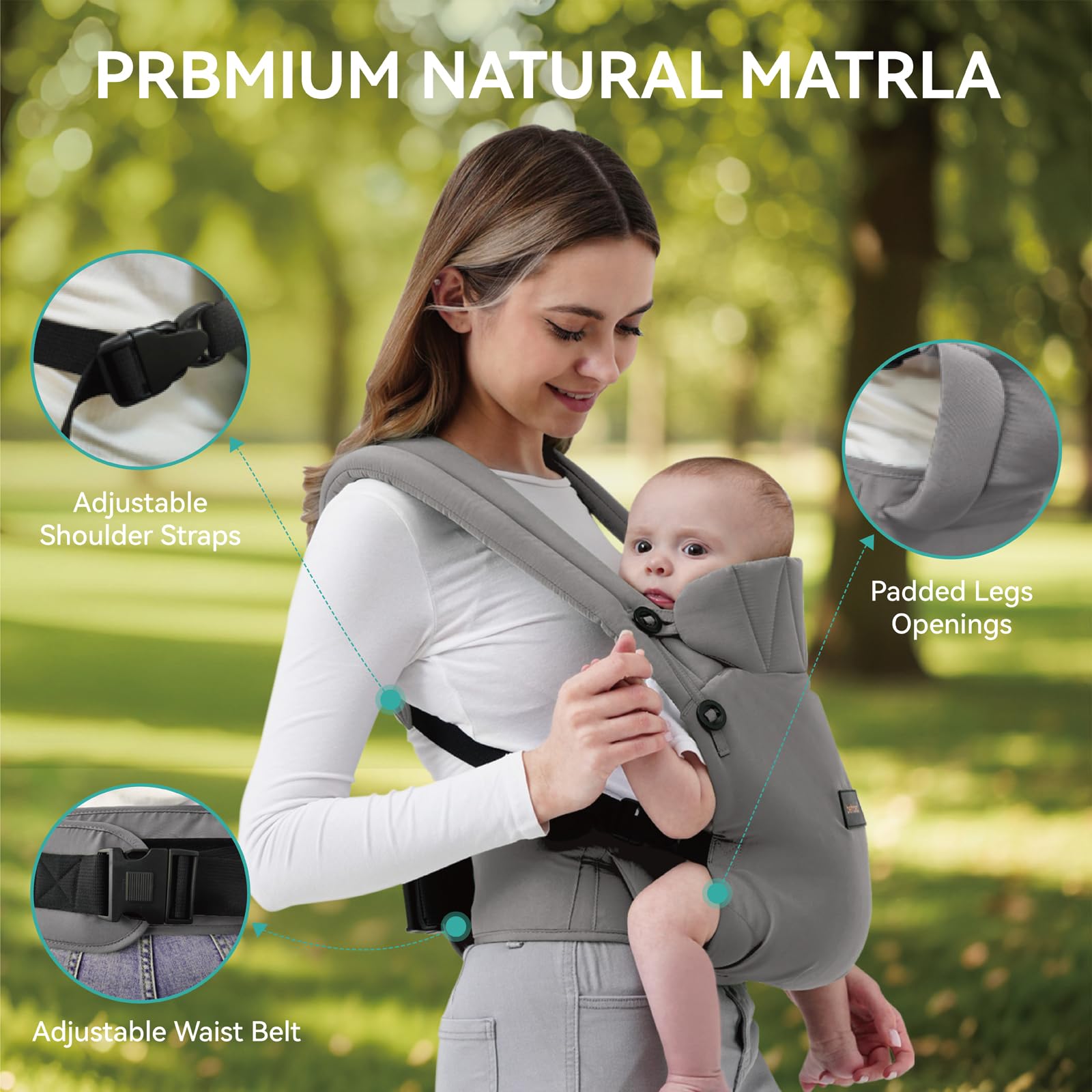 BethBear hands-free design lets you multitask safely with baby