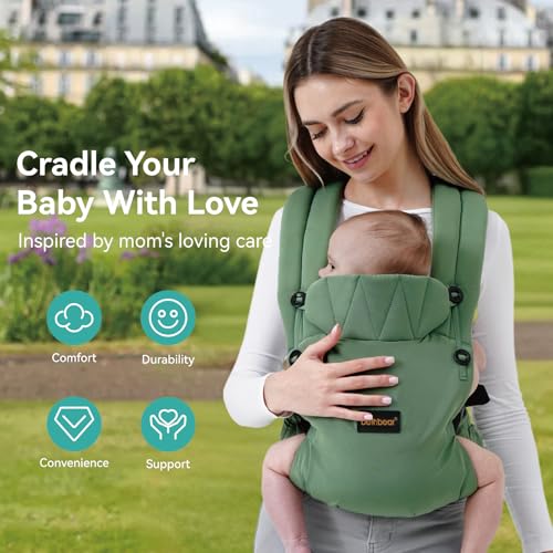 BethBear baby carrier neck-support fold in action