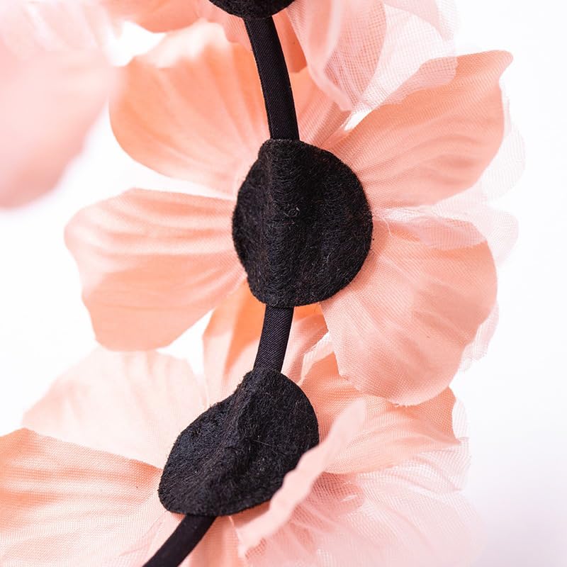 Bethynas flower cluster headband pink, equal comfort and style