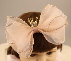 Bethynas baby headband soft gauze and lace keeps delicate hair cozy and stylish