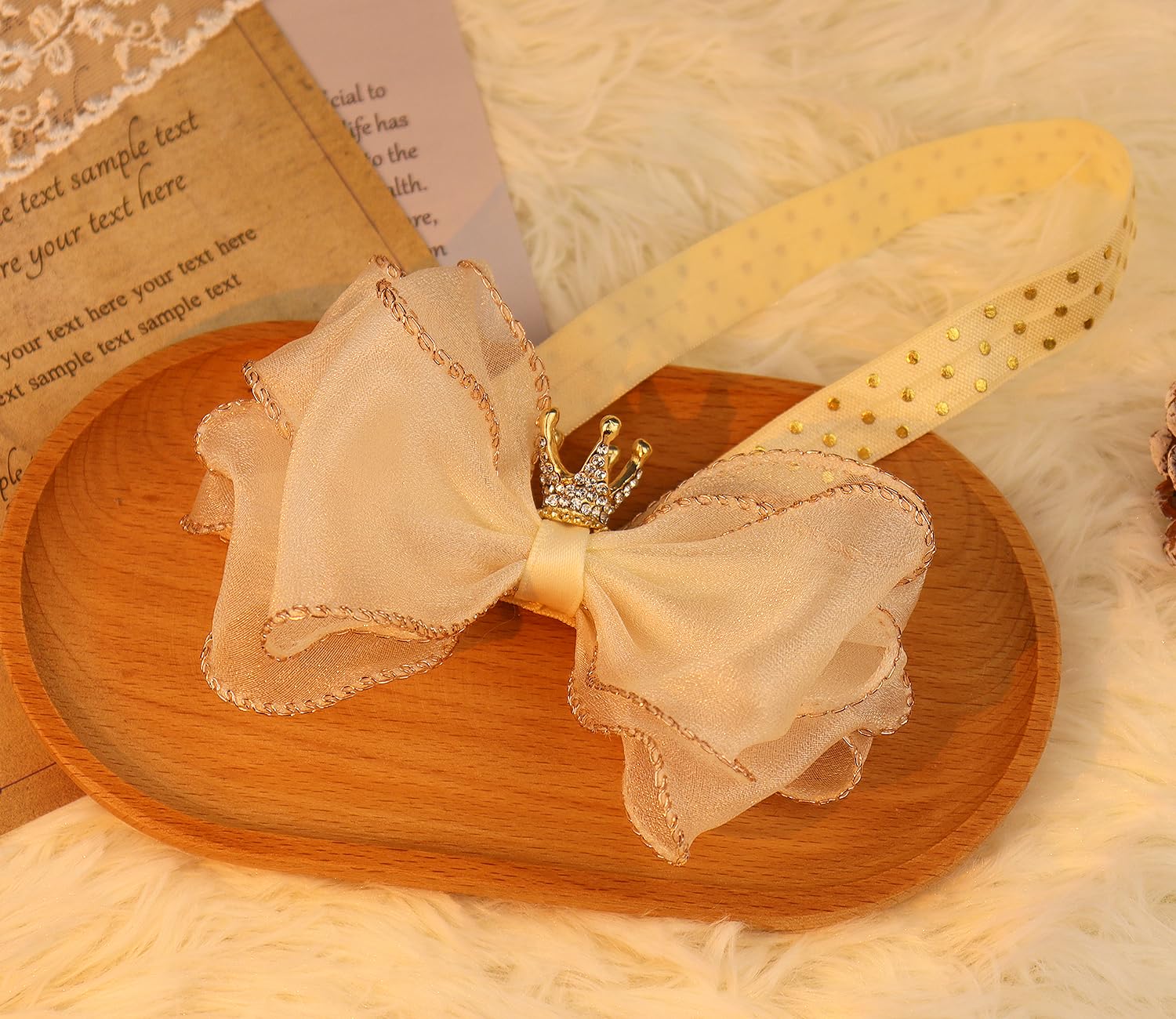 Bethynas elastic headband stretch demo showing gentle fit for tiny heads