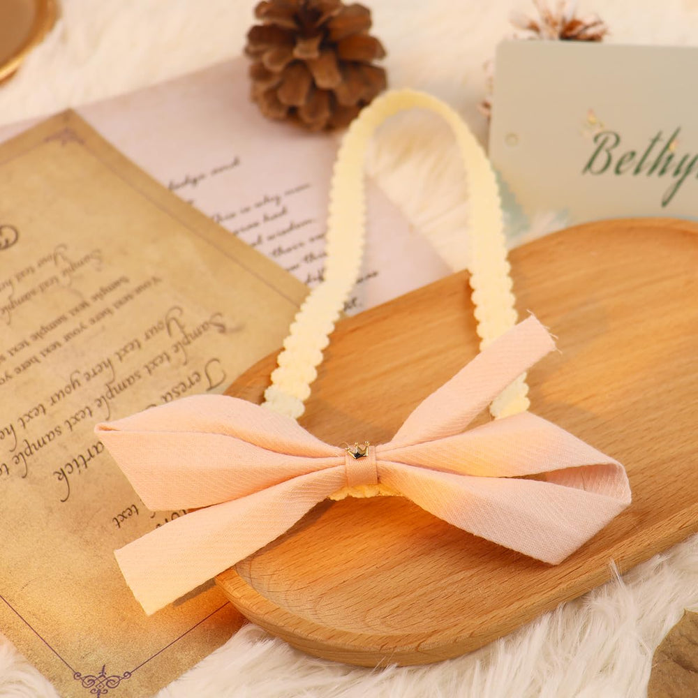 Bethynas flower headband adds charming detail to birthdays and photos.