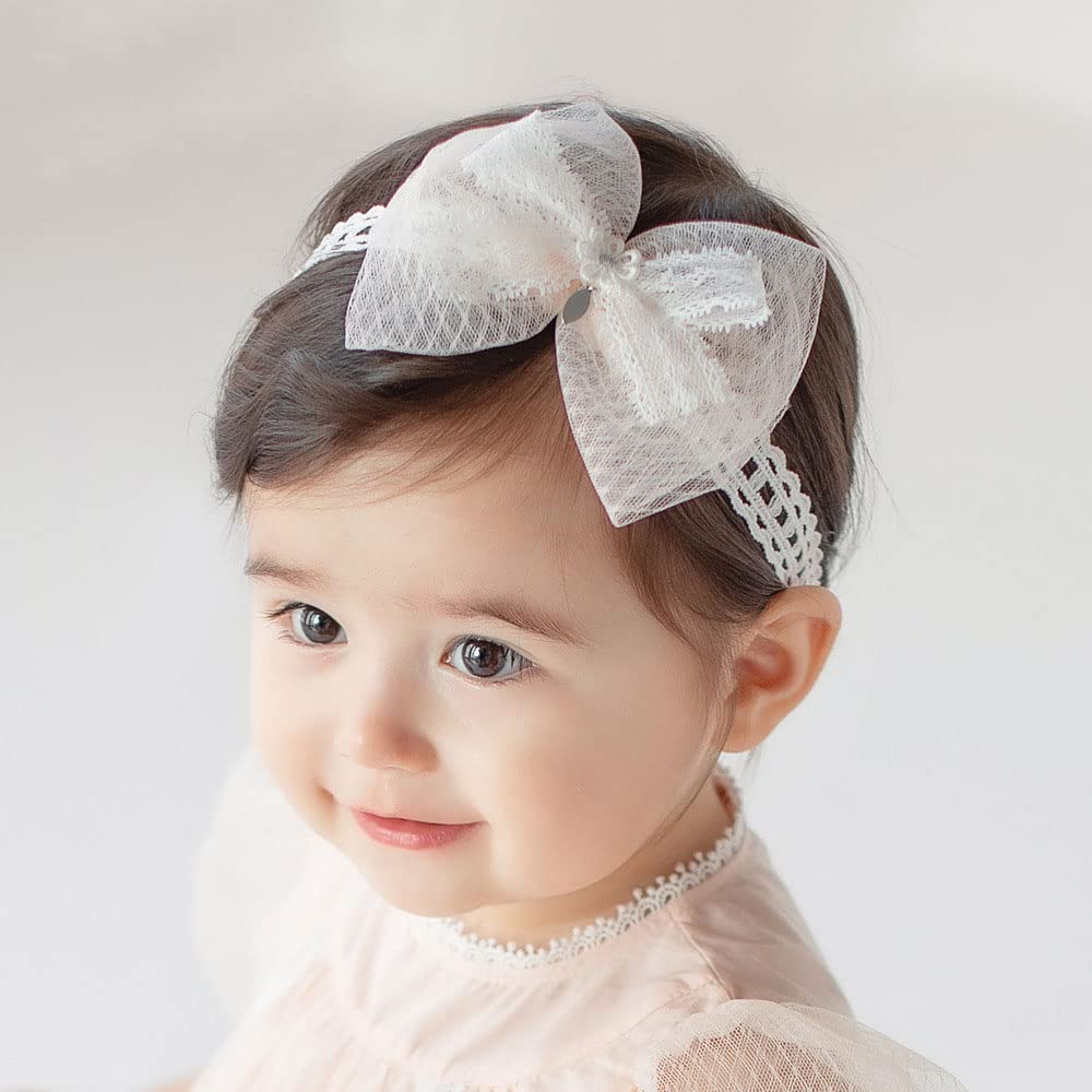 Bethynas headband material closeup highlights elastic nylon and soft cloth for all-day wear