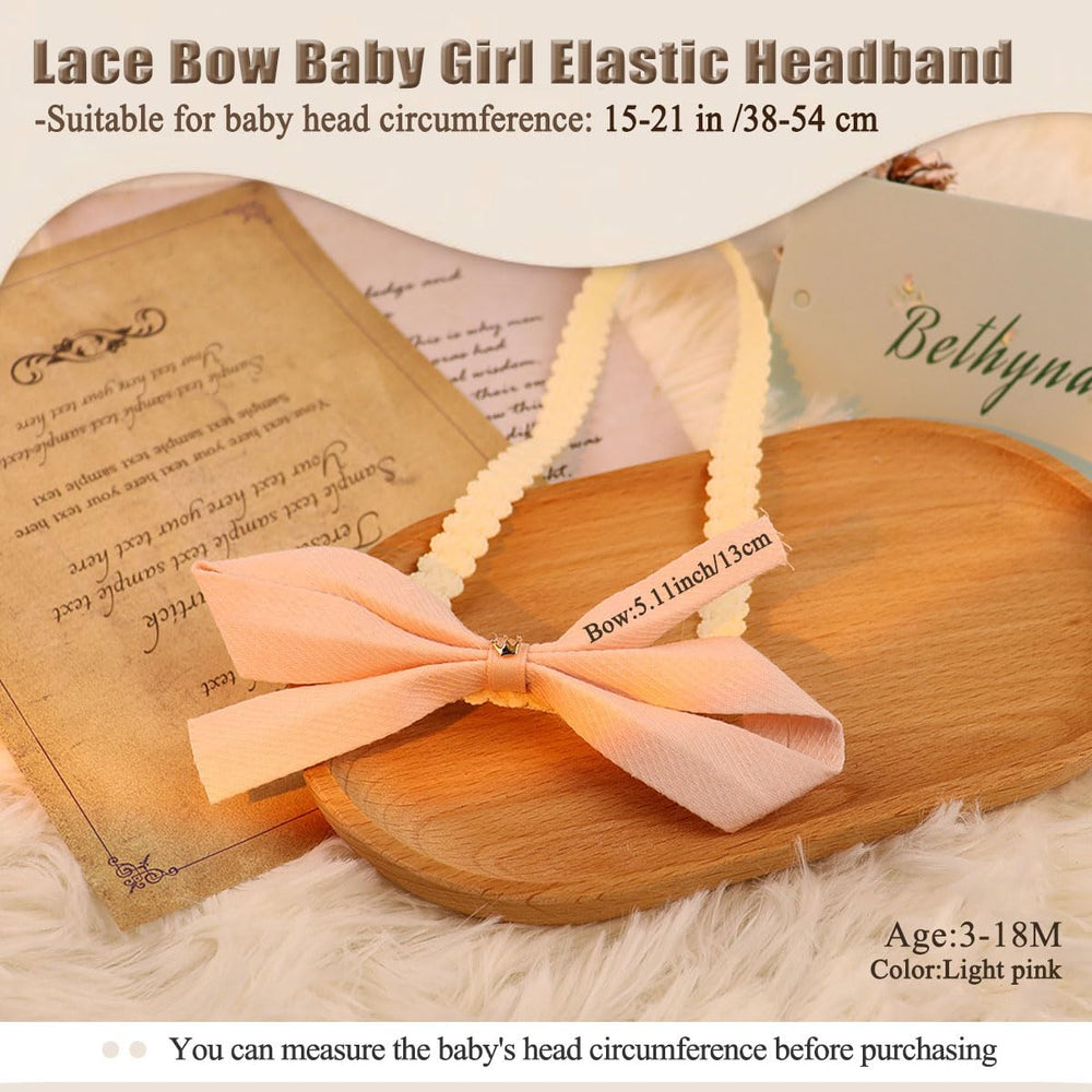 Bethynas elastic nylon headband with soft cloth for gentle all-day wear.