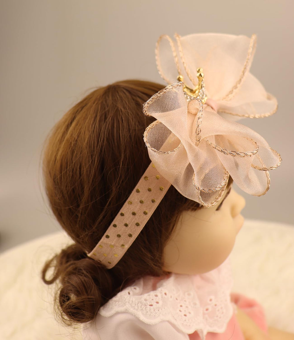 Bethynas newborn-to-toddler hairband fits 0-3 years and resists slipping