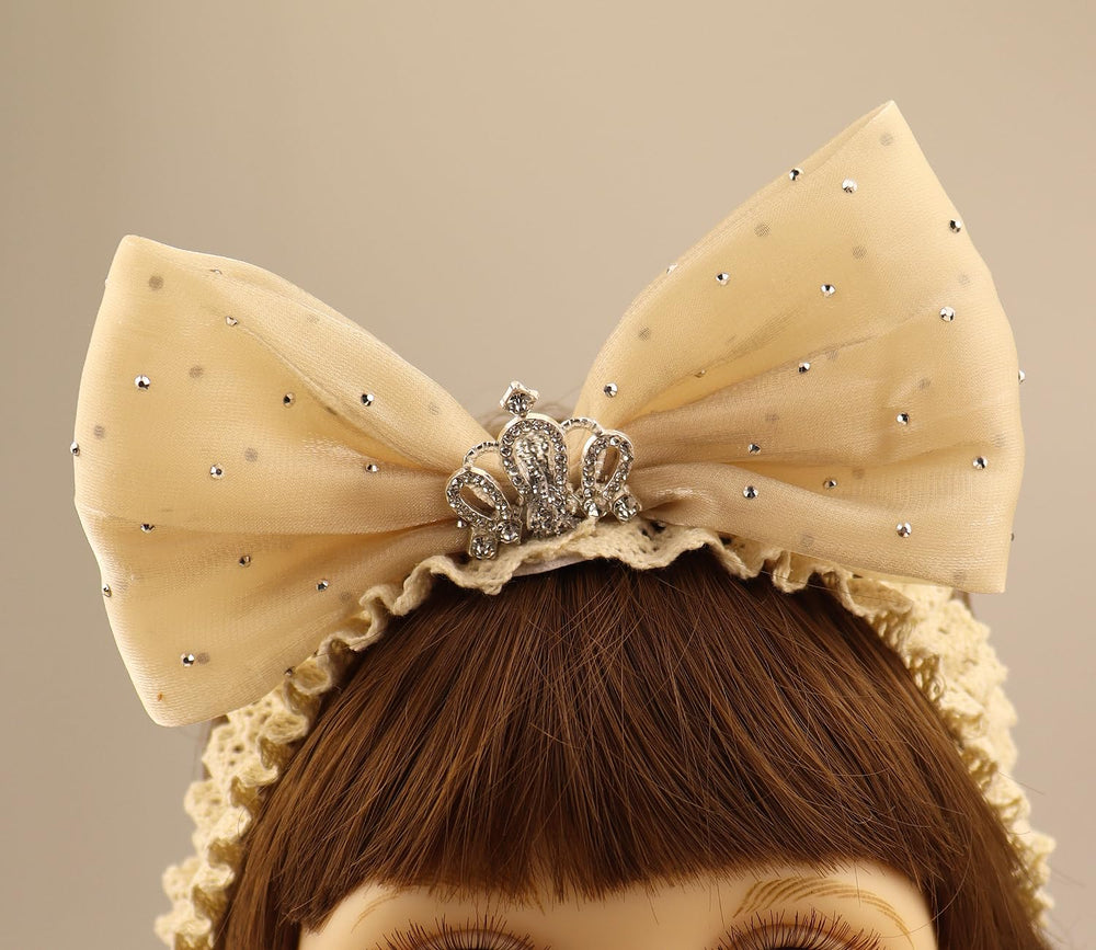 Bethynas Off-white Crown Headband, perfect for photoshoots and newborn photography