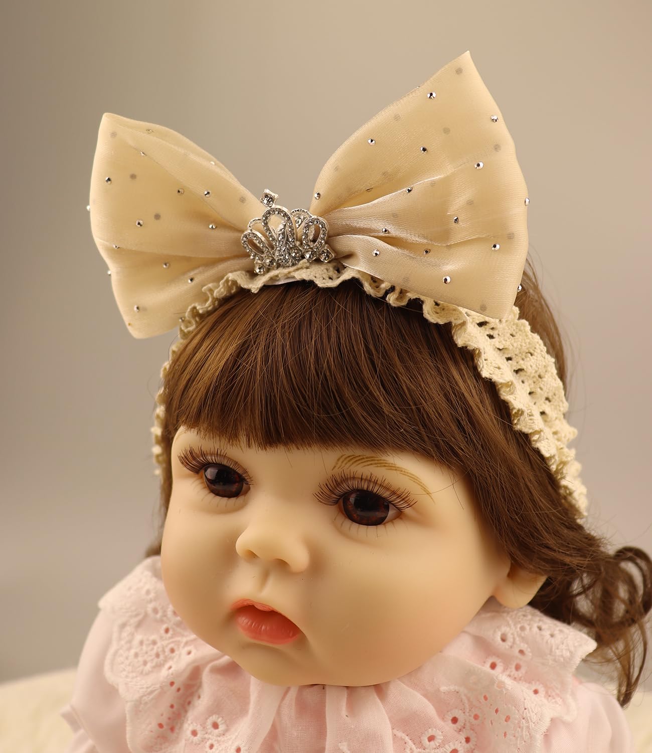 Bethynas Baby Crown Headband with hypoallergenic materials gentle on skin